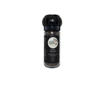 Spice grinder with digital display on a white background