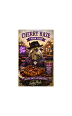Salty Herb Cherry Haze Pork Chop seasoning packaging with a stylized sheep character in a bar setting.