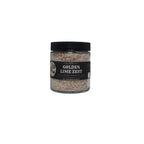 Jar of 'Golden Lime Zest' spice mix on a white background