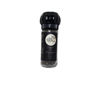 Spice grinder with vanilla flavor on a white background